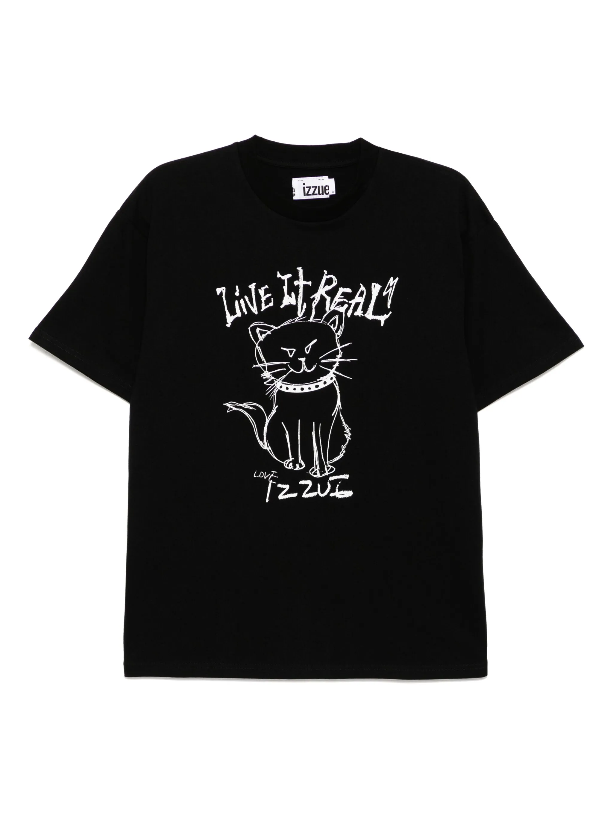 

Футболка с графичным принтом Izzue, черный