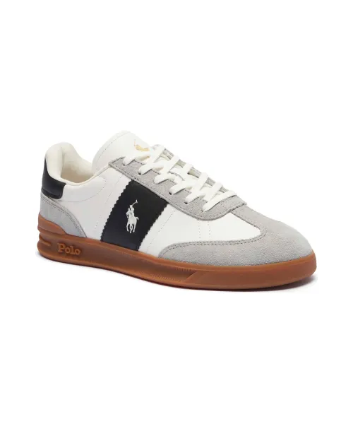 

Кожаные кроссовки Polo Ralph Lauren, серый