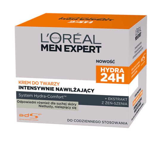 

Интенсивно увлажняющий крем для лица, 50 мл L'oreal Paris, Men Expert Hydra 24h, L'oréal Paris