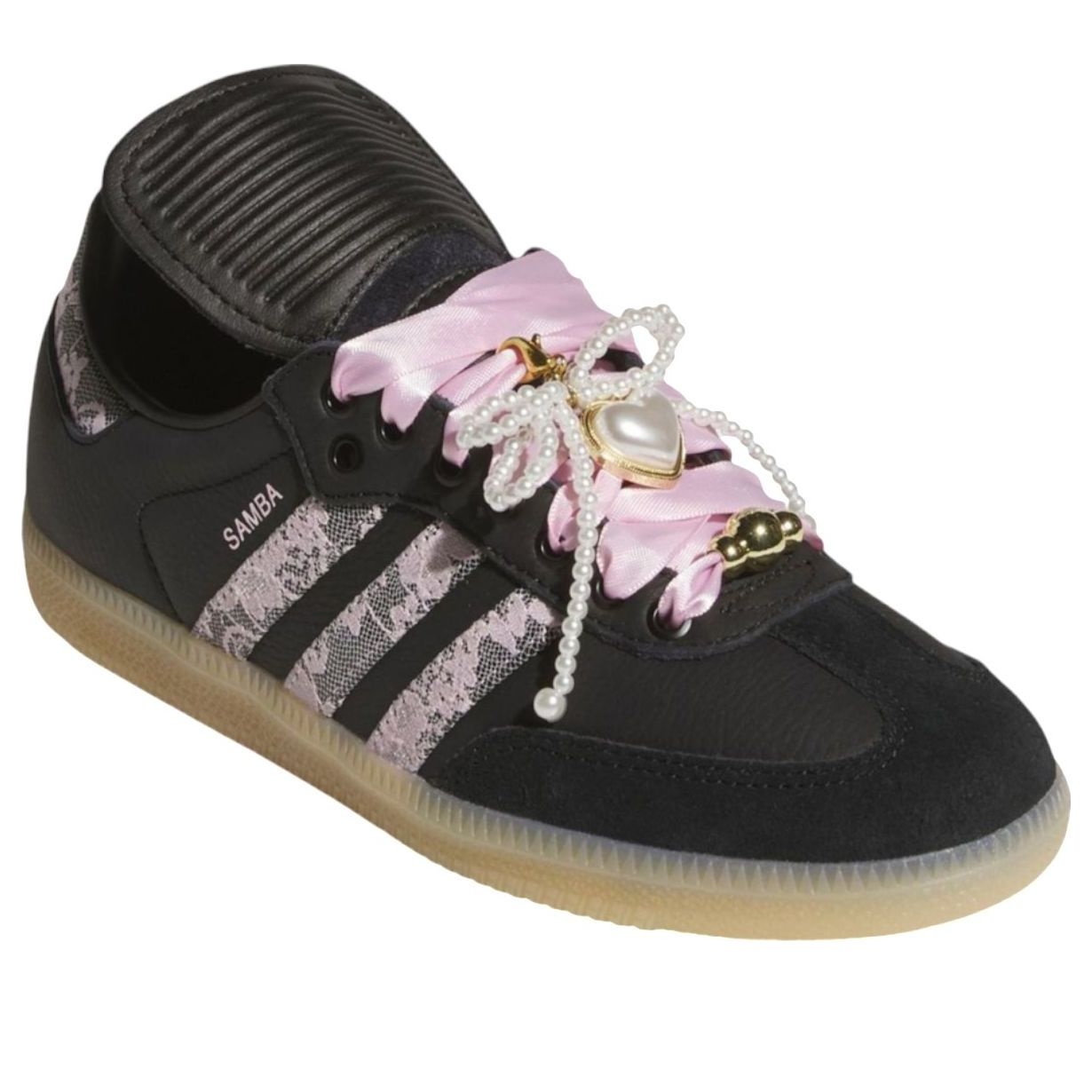 Кроссовки (WMNS) adidas Samba LT 'Lace Pearls' — фото 2