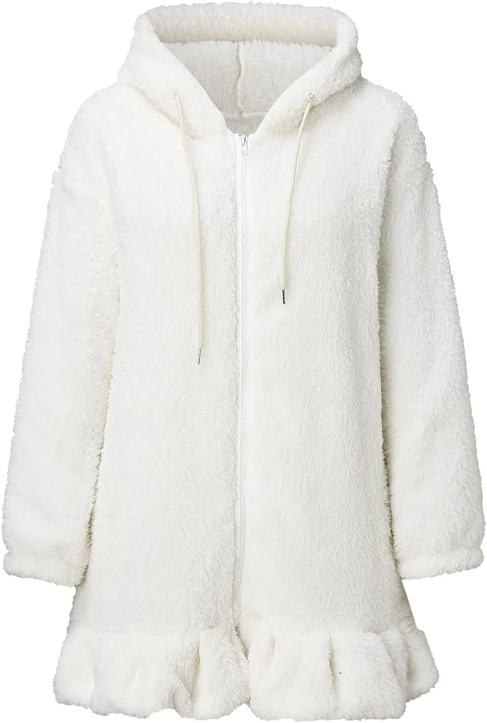 Пальто, свободное, Paletot Coat, белый — фото 2
