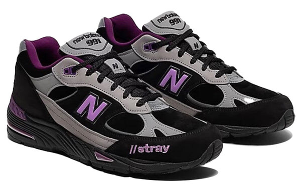 Кроссовки Stray Rats X 991 сделано в Англии New Balance, черный — фото 2