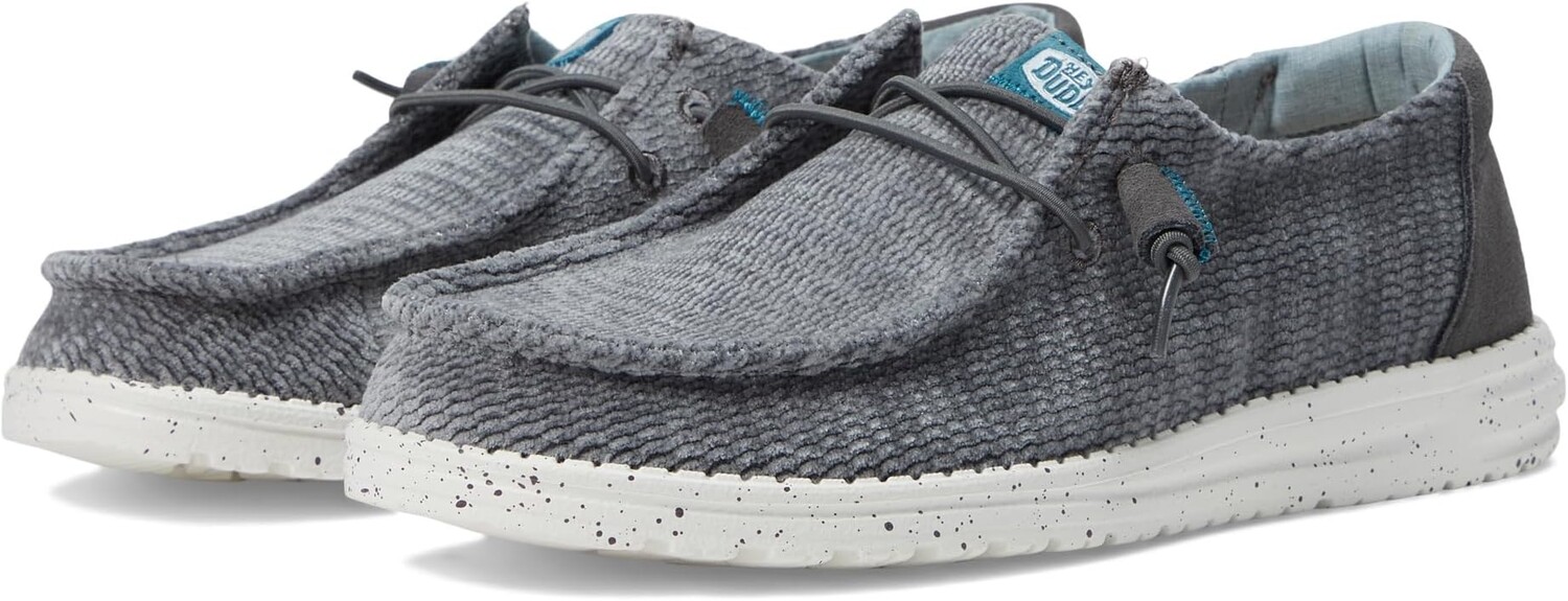 

Лоферы Hey Dude Wendy Wave Corduroy, цвет Charcoal