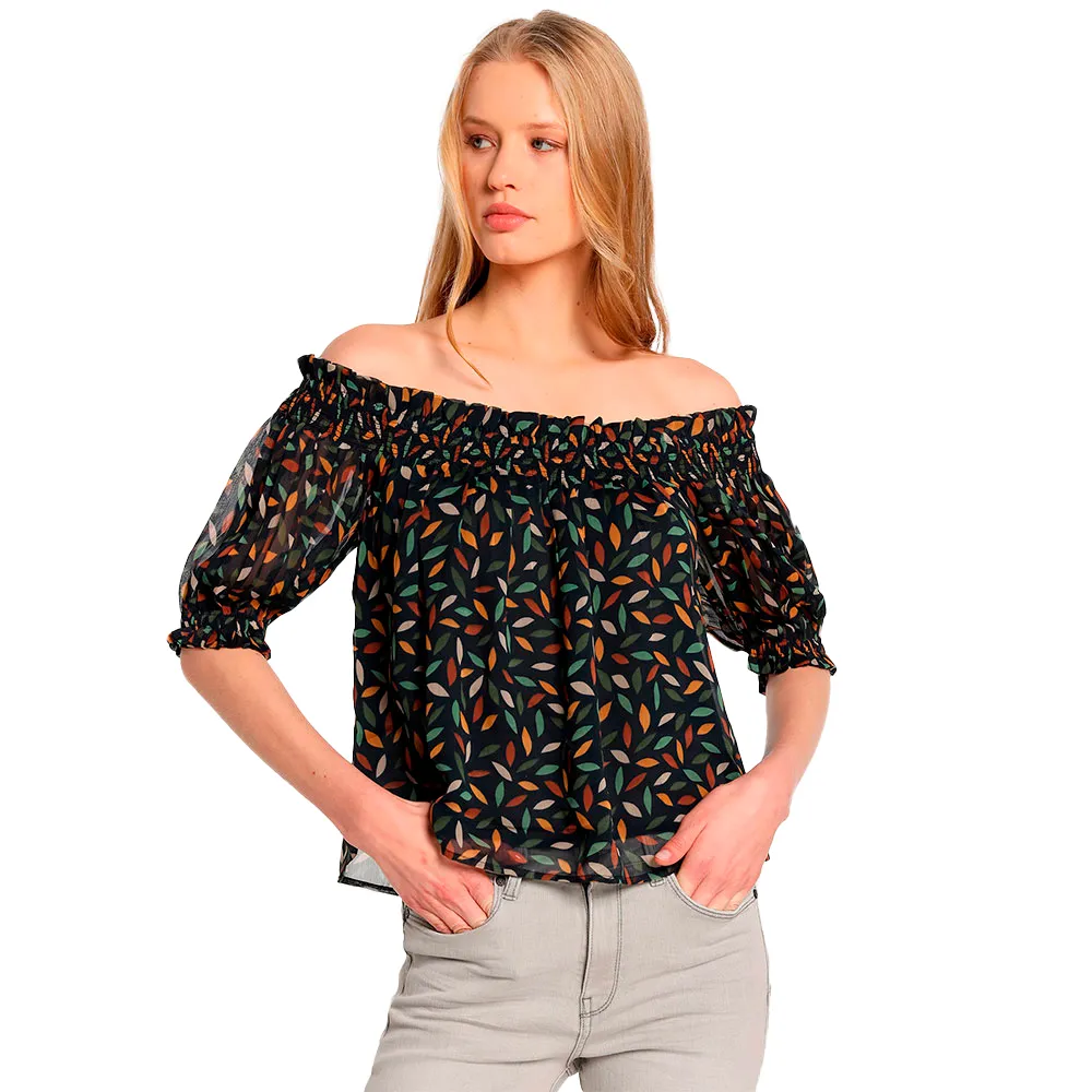

Блузка с коротким рукавом Lois Jeans 10951, черный