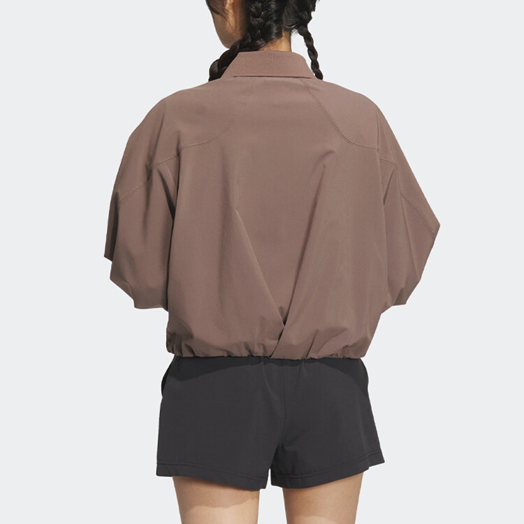 Куртка женская Скальные образования глубокие, а земля коричневая Adidas — фото 3