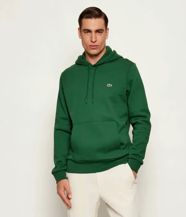 Толстовка classic fit Lacoste, зеленый