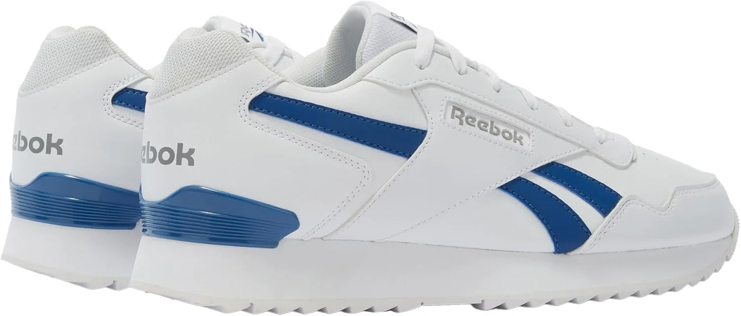 Кроссовки Reebok Unisex Glide Ripple Clip, белый/синий — фото 3
