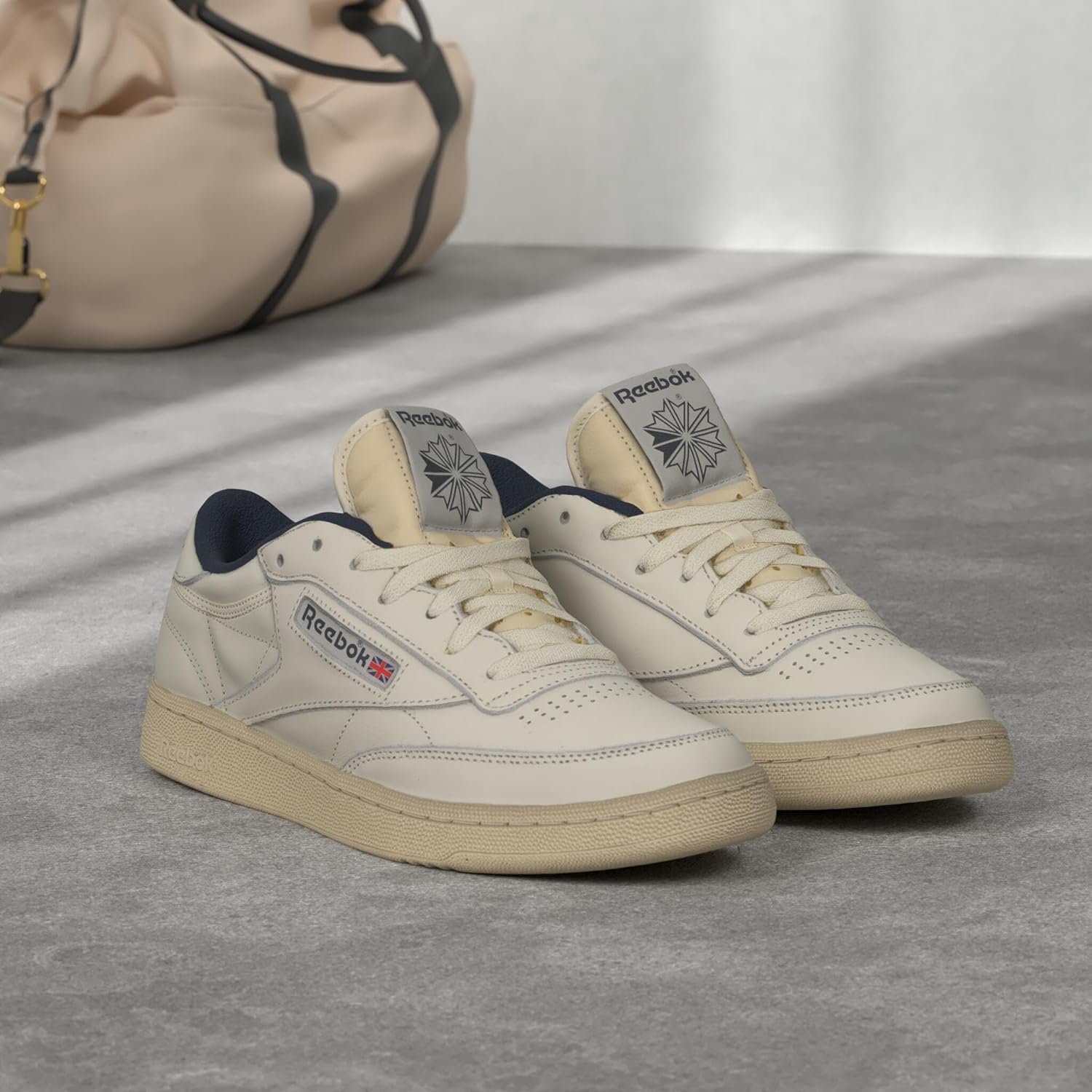 Мужские винтажные теннисные кроссовки Reebok Club C 85, синий — фото 2