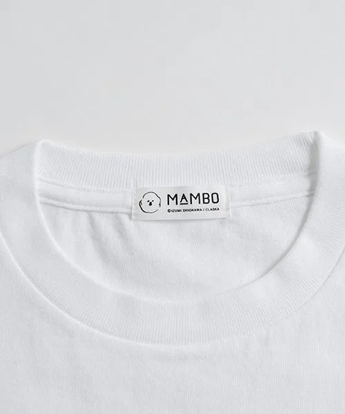 Детская футболка MAMBO с собакой Бишон-фризе белая — фото 4