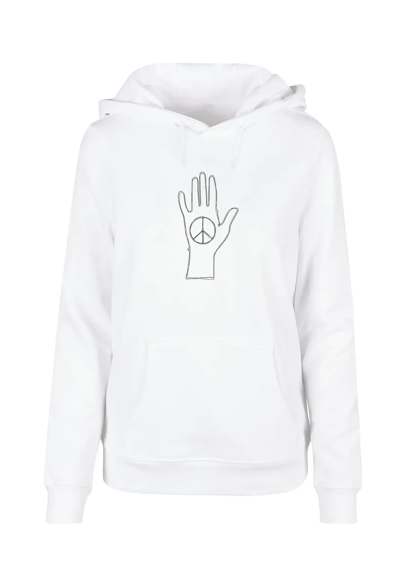 

Толстовка Merchcode " Merchcode Women Ladies Peace — Белая базовая толстовка с надписью "Scribble Hand", белый