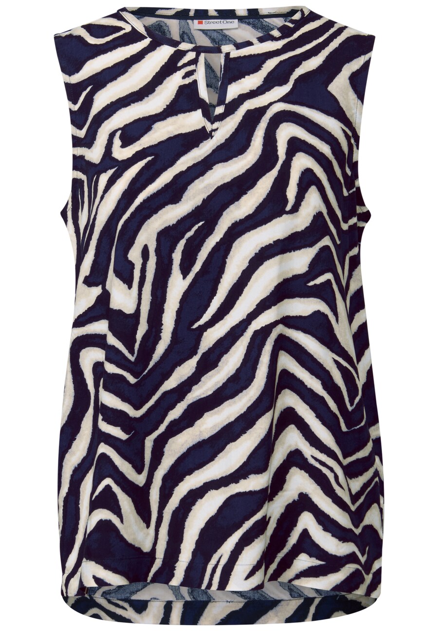 

Блуза STREET ONE, темно-синий