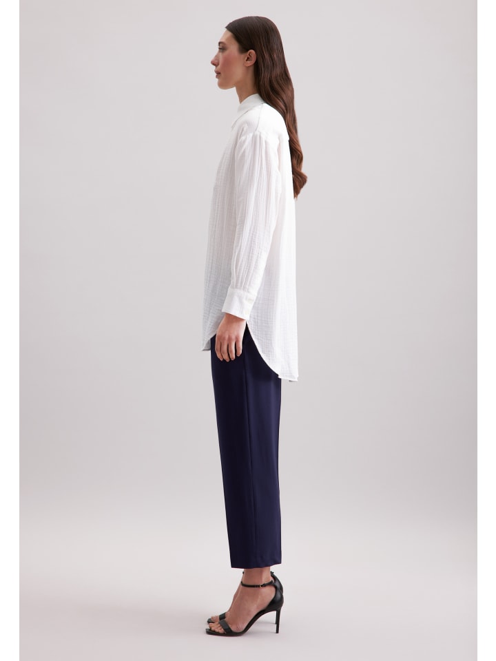 

Блузка свободного кроя белого цвета Seidensticker