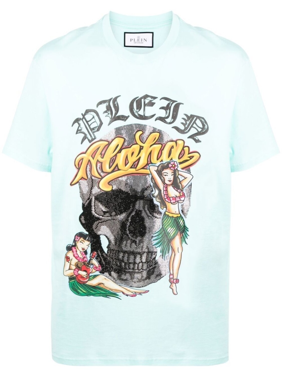 

Philipp Plein футболка Hawaii с короткими рукавами, синий