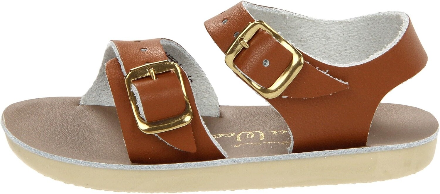 Сандалии на плоской подошве Sun-San - Sea Wees Salt Water Sandal by Hoy Shoes, цвет Tan — фото 4