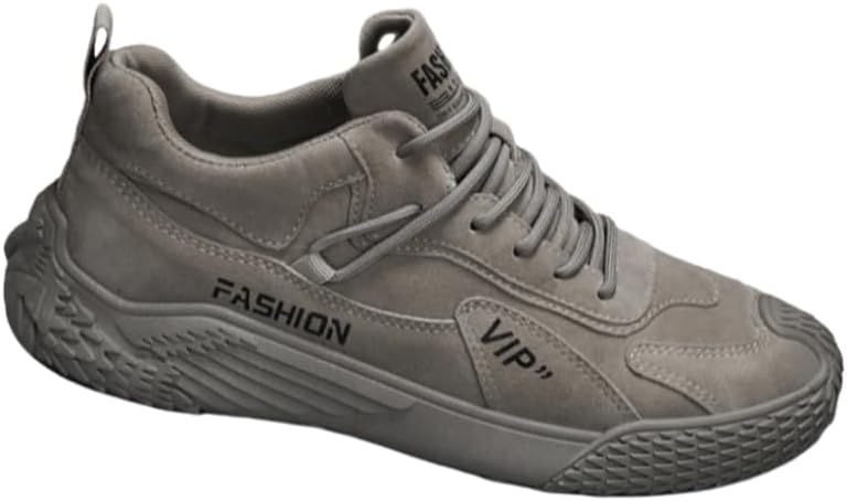 

Модные мужские спортивные кроссовки - с шнуровкой, с круглым носком, повседневные - удобные и легкие - подходят для ежедневного использования Hoalox, серый