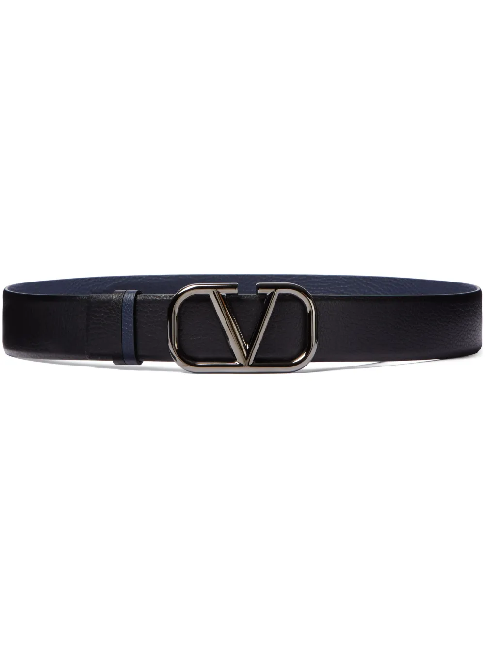 

Двусторонний ремень с пряжкой VLogo Signature VALENTINO GARAVANI, черный