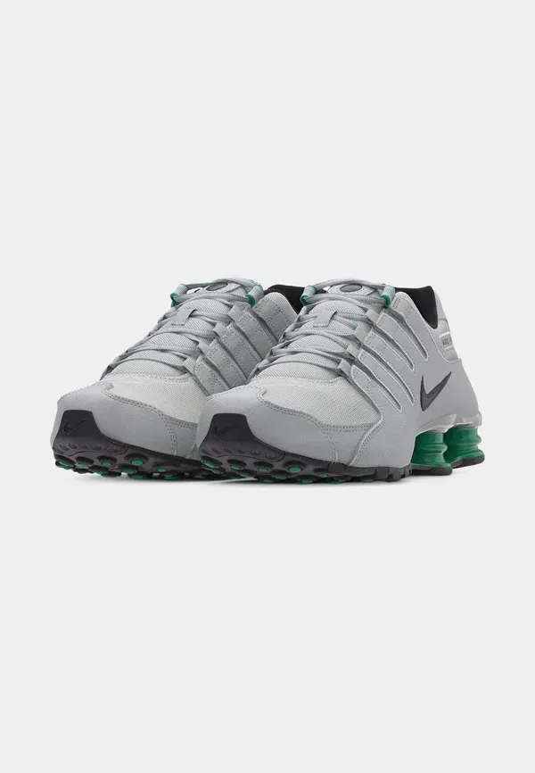 Кроссовки Nike Sportswear Shox NZ, серый туман/черный/стадиум грин/пихта/светлая пемза — фото 3