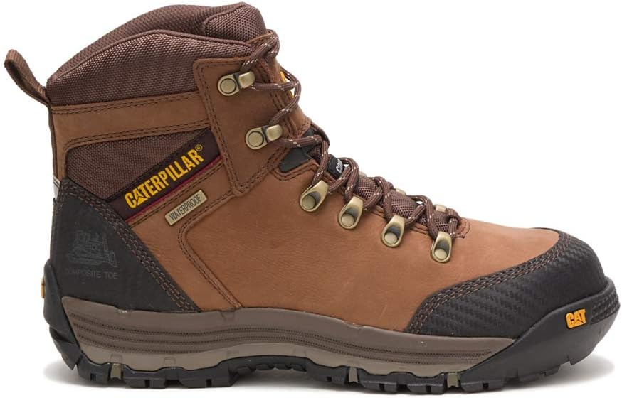 

Мужские и строительные ботинки Cat Footwear Munising 6 WP CT, коричневый