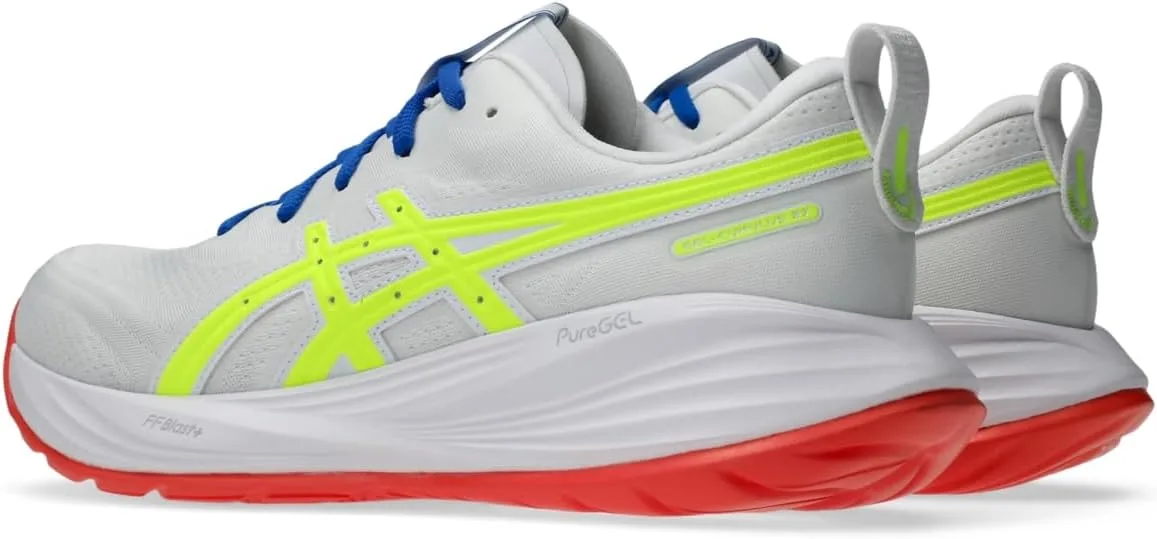 Кроссовки ASICS Gel-Cumulus 27 Lite Show для мужчин, белый/ярко-желтый — фото 3