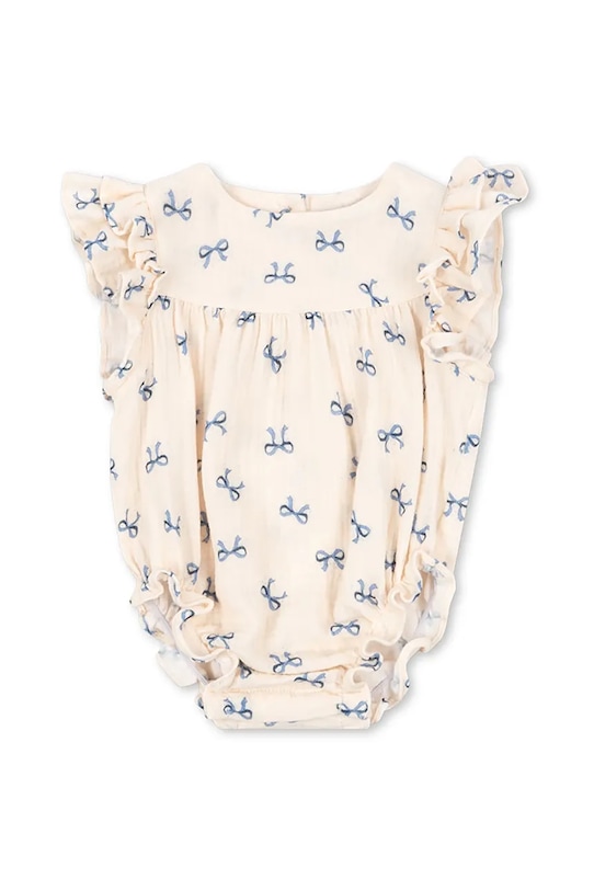 

Хлопковый детский комбинезон Coco Romper GOTS Konges Sløjd, бежевый