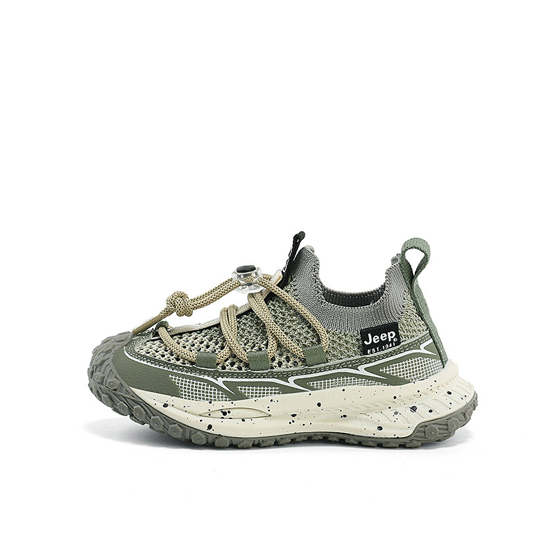 

Детские кроссовки Kids Low-top Military Green Jeep, хаки