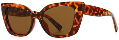 

Винтажные солнцезащитные очки «кошачий глаз» в стиле ретро 2026 года для женщин, цвет шампанского, леопардовый принт, солнцезащитные очки UV400 для мужчин MTZJH, C6