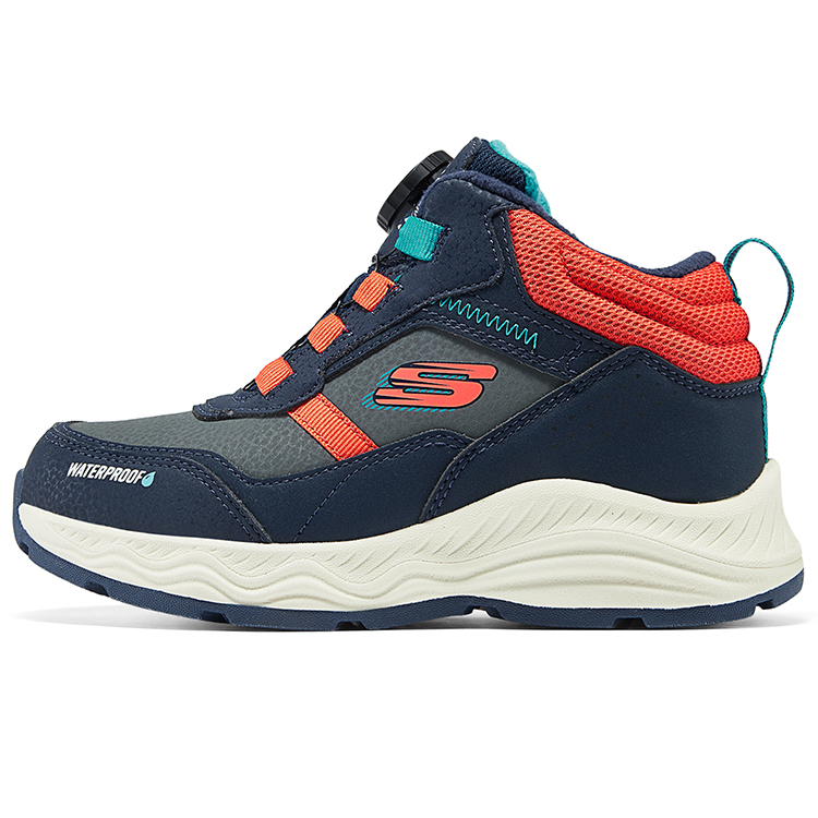 

Детские кроссовки Mid Top Kids' Running Shoes Marine Blue Kids' Skechers, цвет морской синий/разноцветный