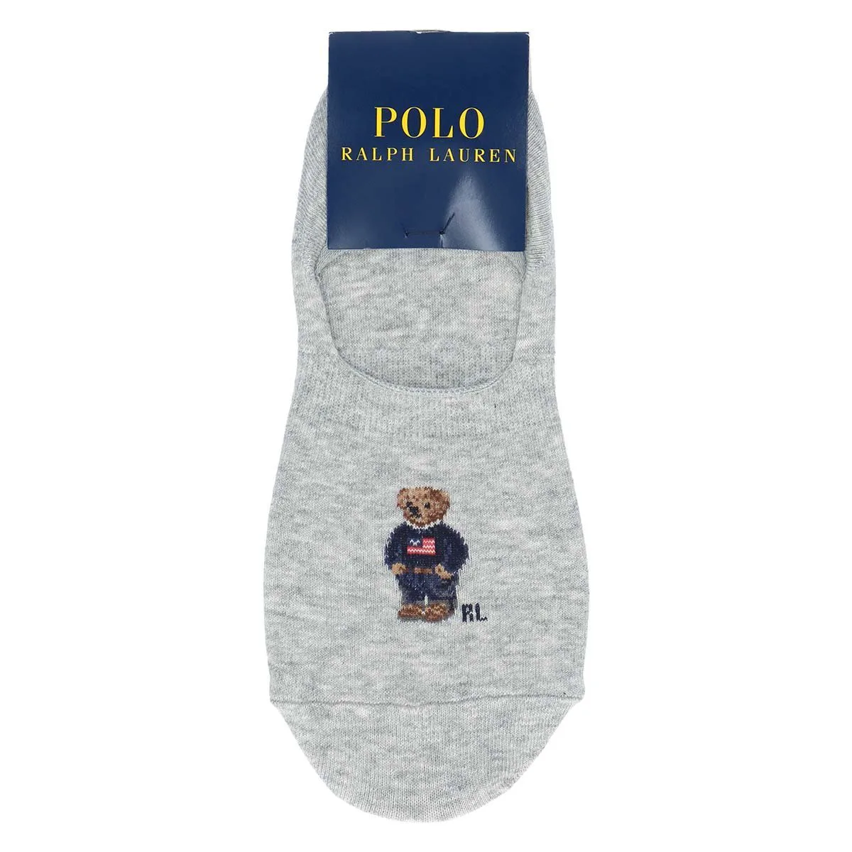 Мини-носки-комбинации из органического хлопка и джинсовой ткани Bearfoot Polo Ralph Lauren, 93. Light Gray