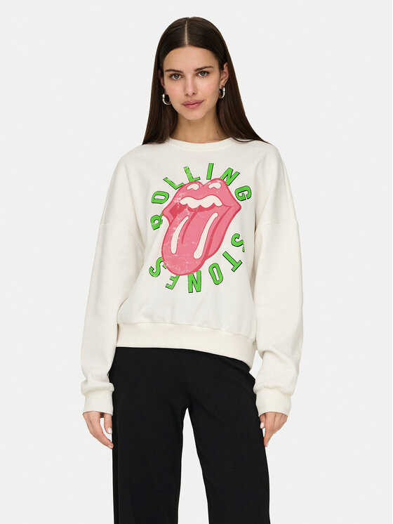 

Толстовка обычного кроя Rolling Stones 15345927 Only, белый