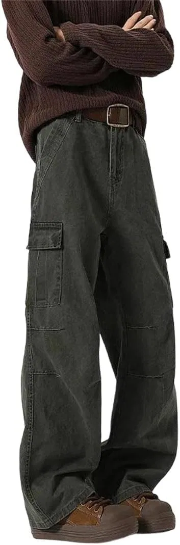 Джинсы свободные прямые Vintage, Army En8