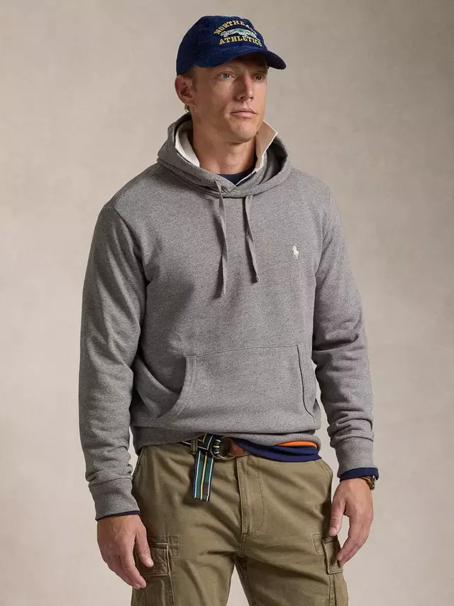 

Худи Ralph Lauren Polo Ralph Lauren Loopback Cotton, цвет dark vintage/heather