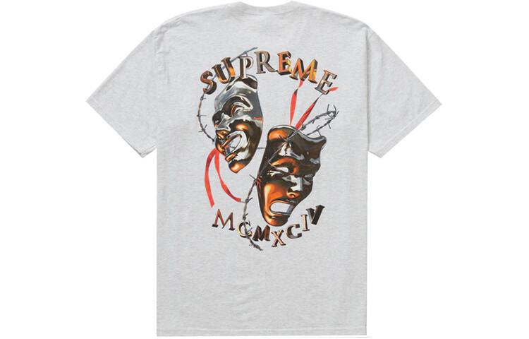 

Футболка унисекс Supreme, серый