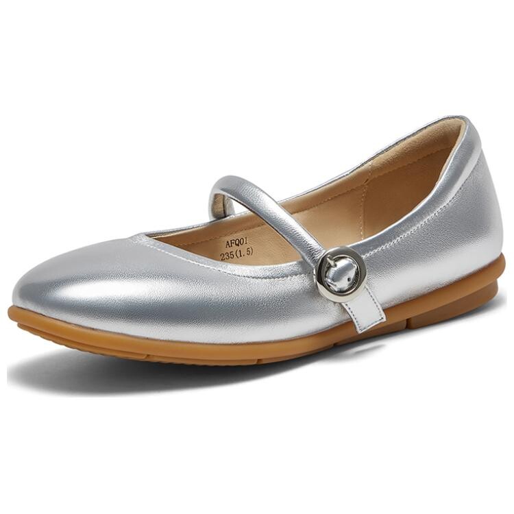 Туфли женские повседневные Women's Casual Shoes Women's Skap, серебряный — фото 2