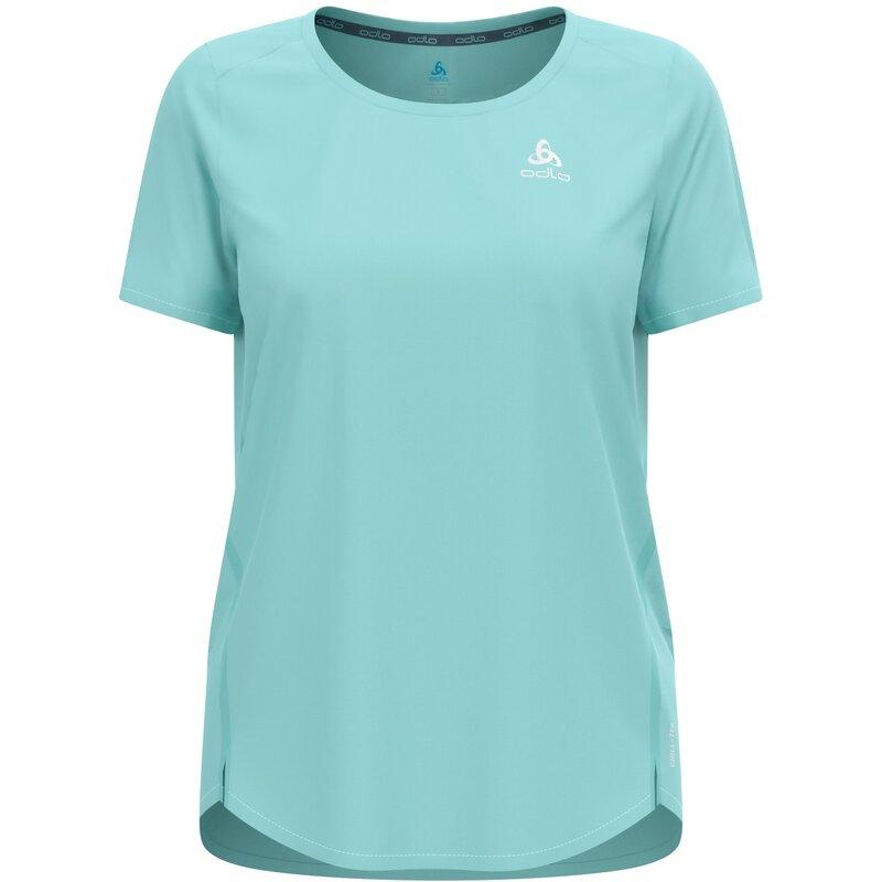 

Футболка с круглым вырезом из искусственной кожи ZeroWeig Odlo, цвет aqua haze