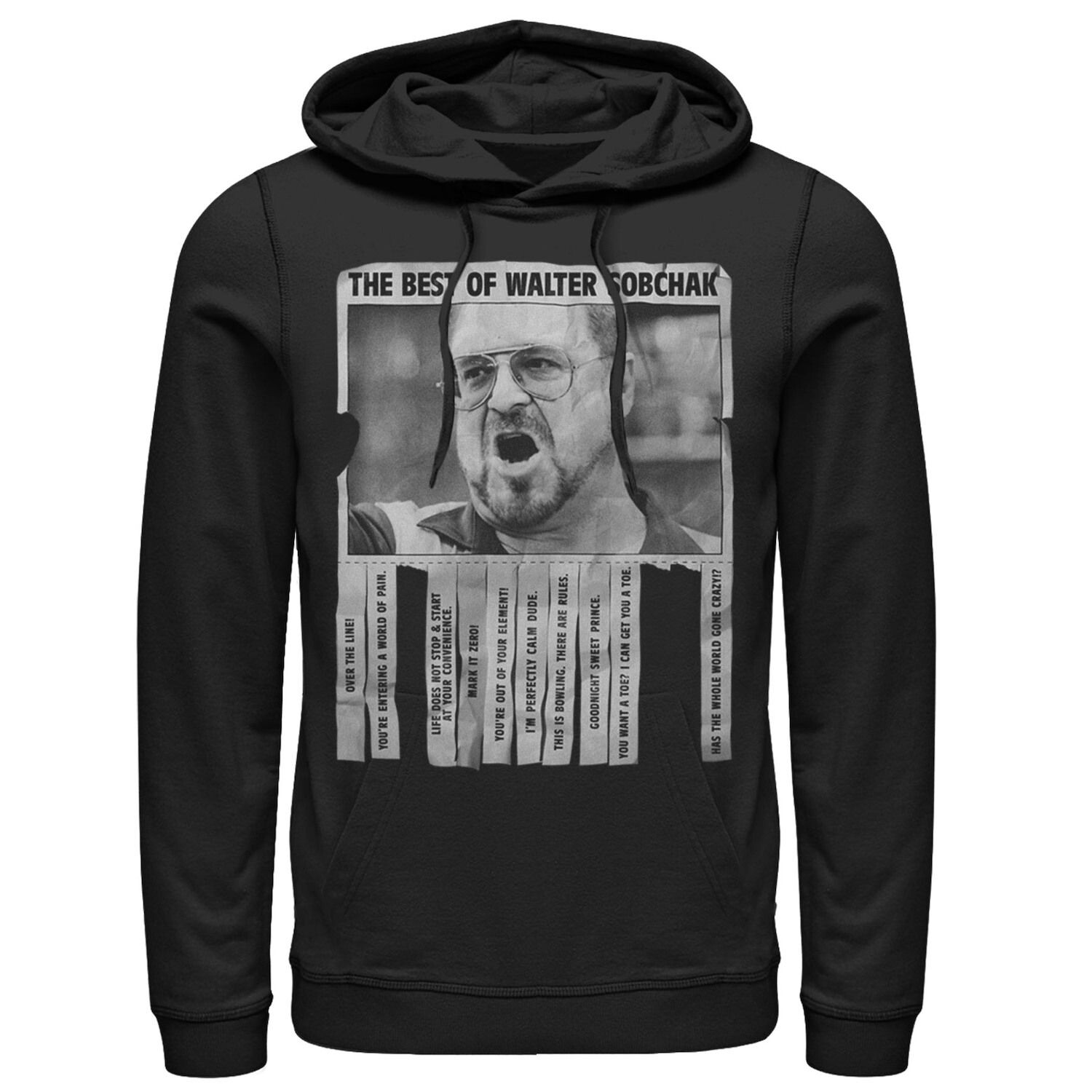 

Мужская толстовка с флаером Big Lebowski Walter Best Of Quotes Licensed Character