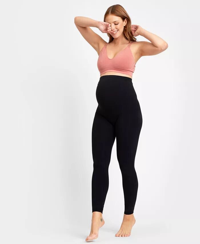 

Женские бесшовные леггинсы Over Bump для беременных Seraphine, черный
