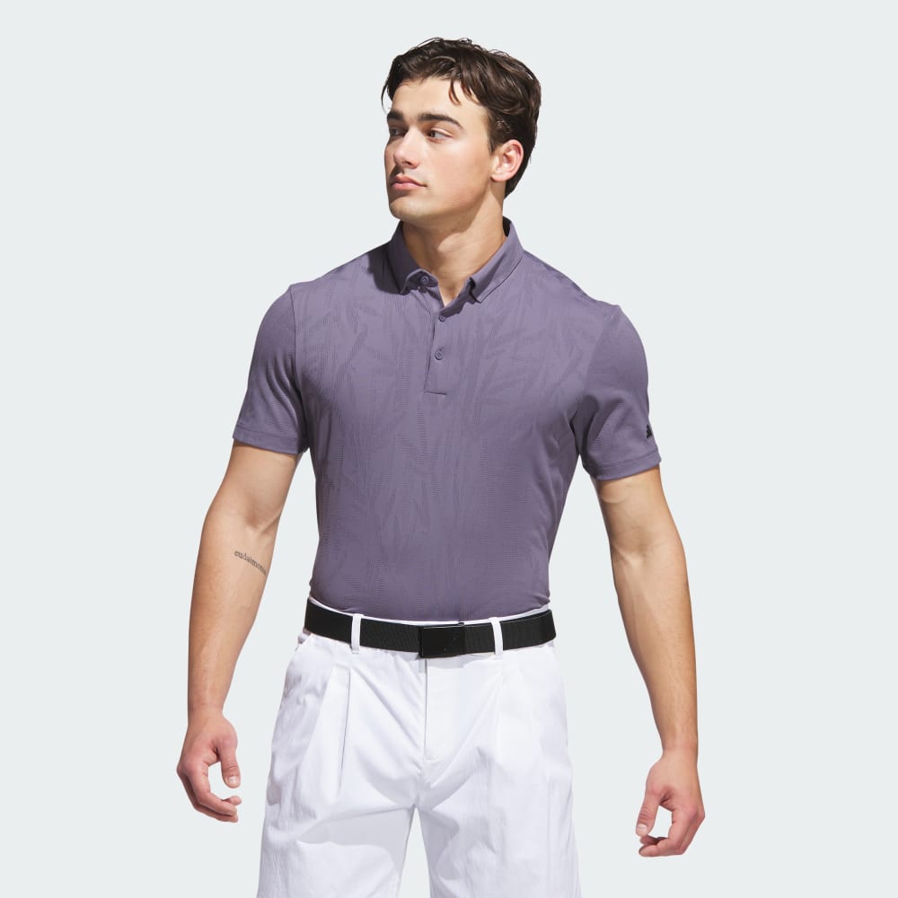

Спортивная футболка Adidas Go-to Textured Polo Shirt, цвет Preloved Violet