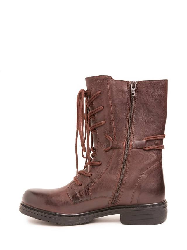 Кожаные шнурованные дерби ботинки до щиколотки Celtic & Co., Oxblood