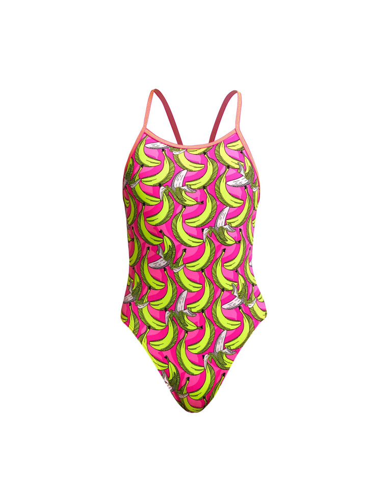 

Купальник Funkita B2 Badeanzug V-förmigem Trägersystem, розовый
