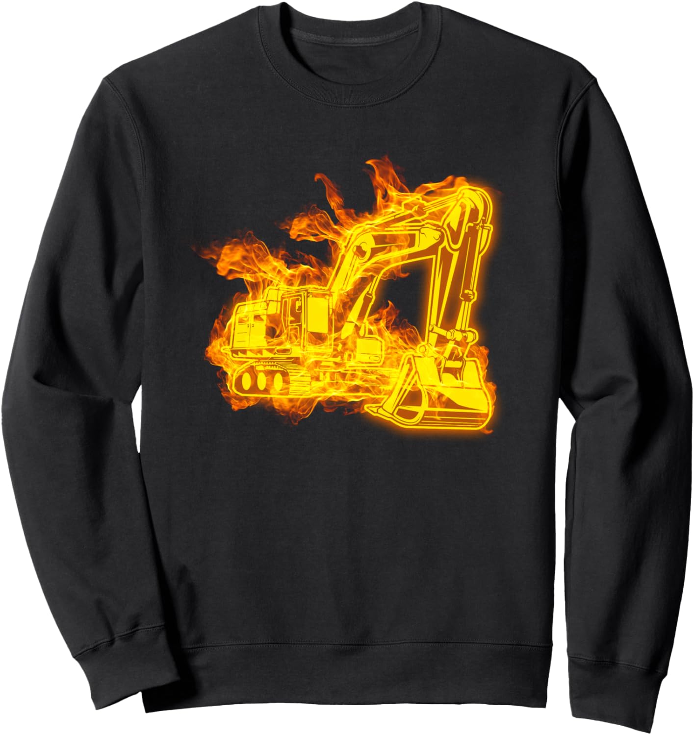 

Пожар в Бакхоу, пожар на строительной площадке, строитель, экскаваторщик, толстовка Construction Vehicle Enthusiast Gifts, черный