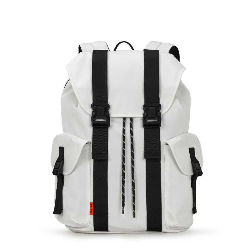 

Mi Hee Сумка для ноутбука из ткани, Xingji White (Upgraded, Double-Layered Strap) Main Compartment, Independent Laptop Compartment