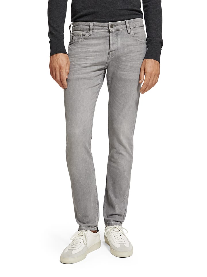 

Джинсы Scotch & Soda Slim fit, светло-серый