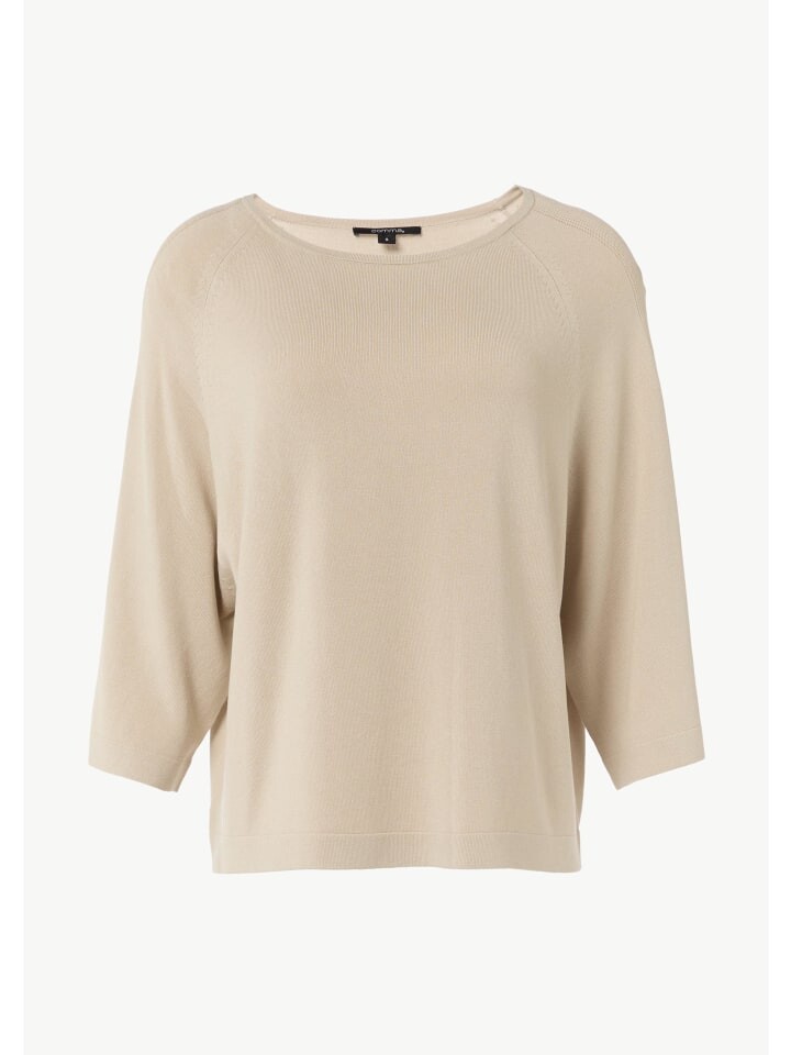

Пуловер comma Strickpullover 3/4 Arm, бежевый