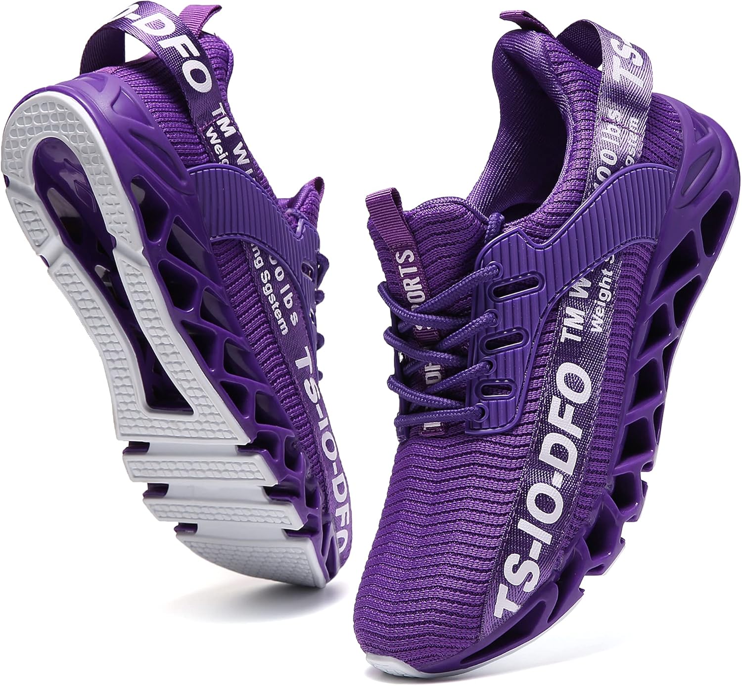 

Мужские спортивные кроссовки FRSHANIAH, дышащие, для бега, с противоскользящей подошвой, модные кеды, фиолетовый