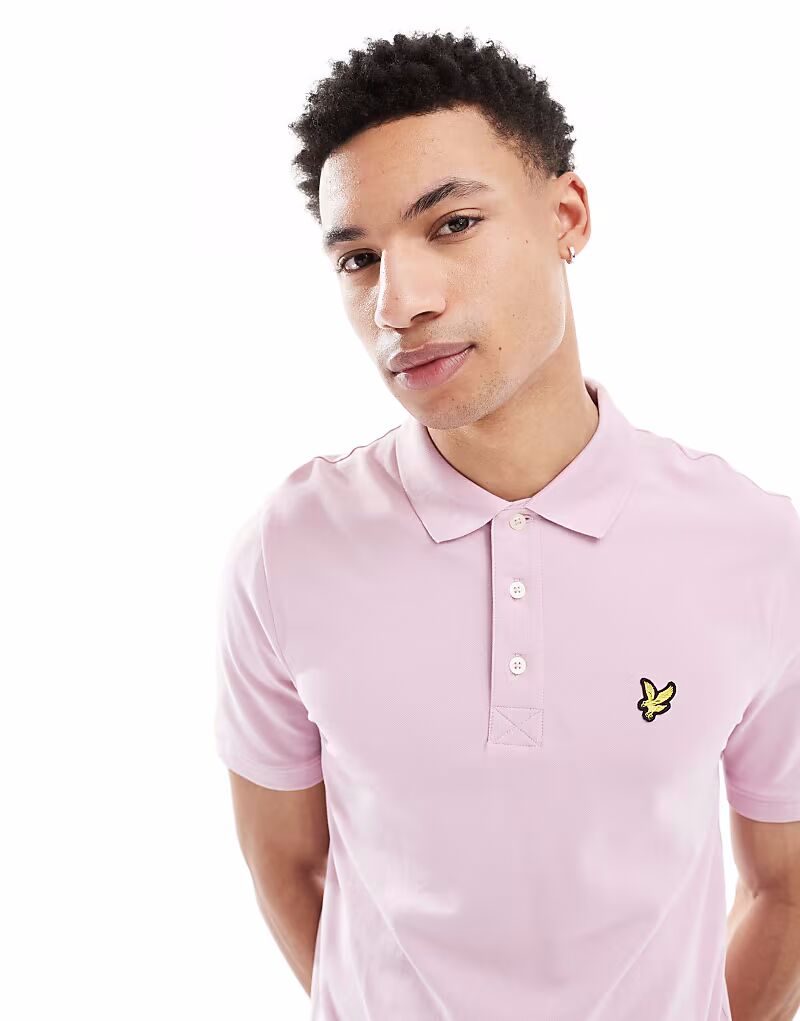

Рубашки поло Lyle & Scott Ss, простая рубашка поло x574, светло-розовая