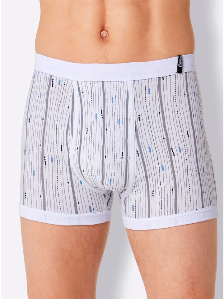 

WITT WEIDEN Белые короткие трусы с принтом