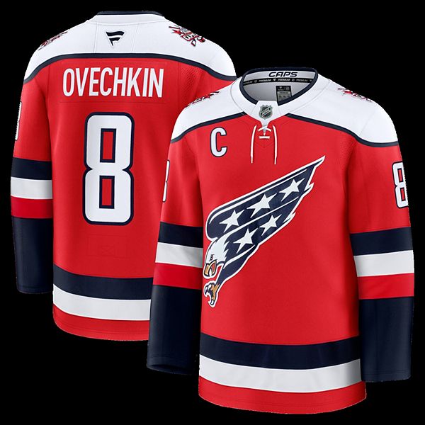 

Мужская футболка Alexander Ovechkin красная Washington Capitals Alternate Premium Player Fanatics