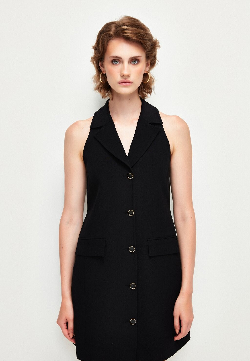 

Платье-рубашка Halter Neck With Button adL, черный