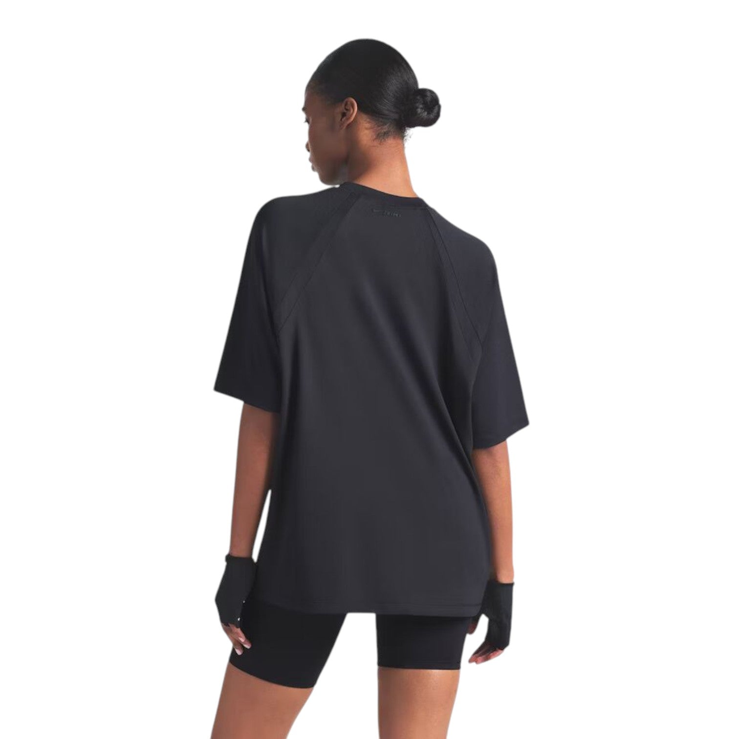 (WMNS) Nike x SKIMS Свободная футболка оверсайз цвета «Обсидиан» — фото 3