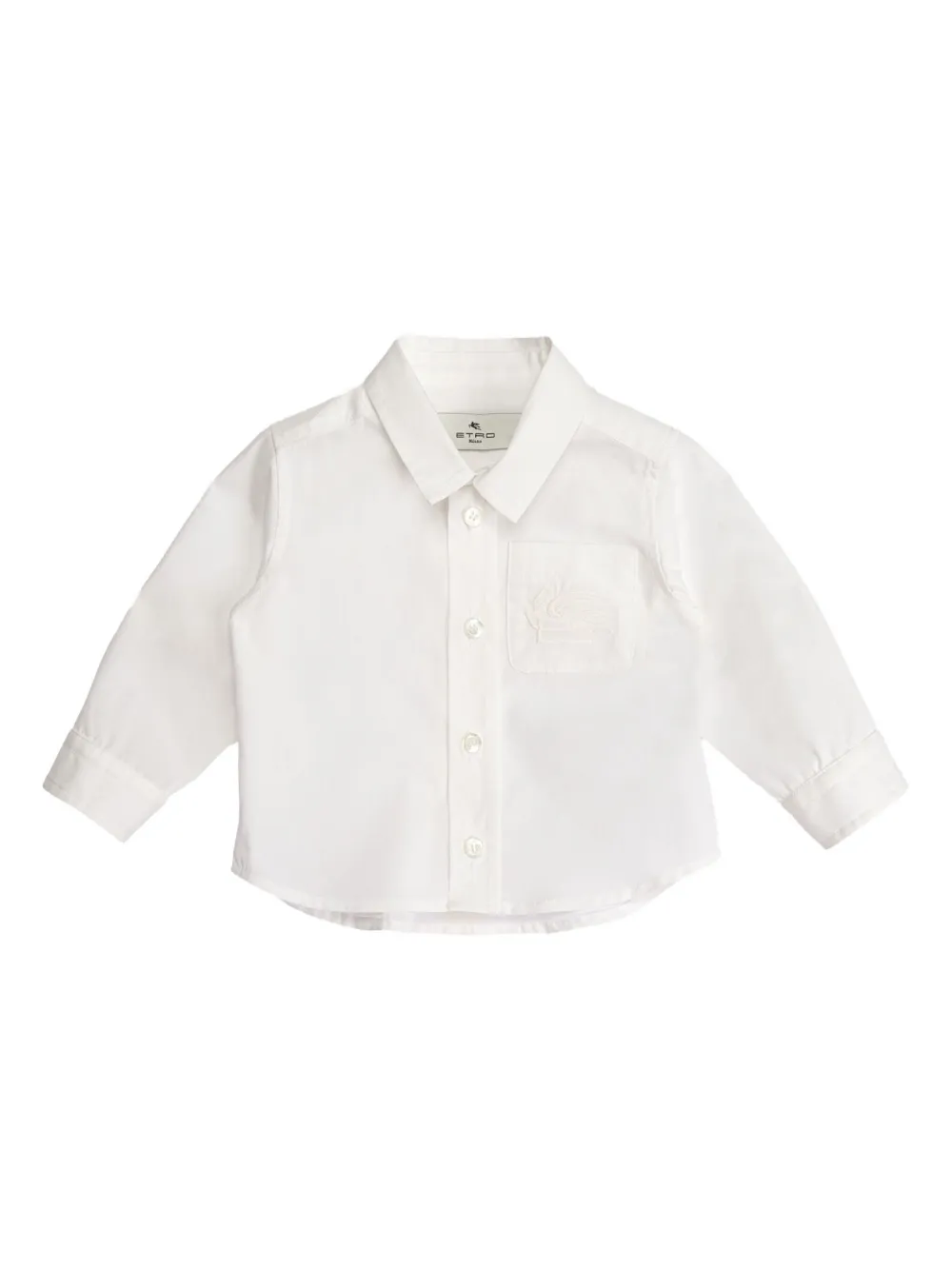 

Рубашка с вышивкой Pegaso ETRO KIDS, белый